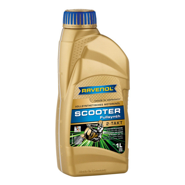 Моторное масло для 2T скутеров RAVENOL Scooter 2-Takt Fullsynth